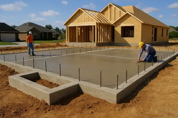 concrete foundation to build a new house from Concrete Contractor Austin in Round Rock, TX - Round Rock TX
